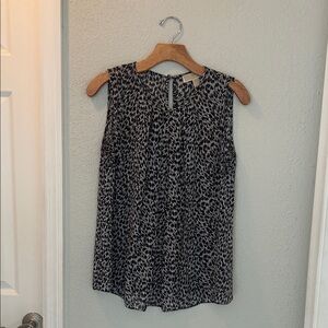 Michaels Black and White Patterned Blouse